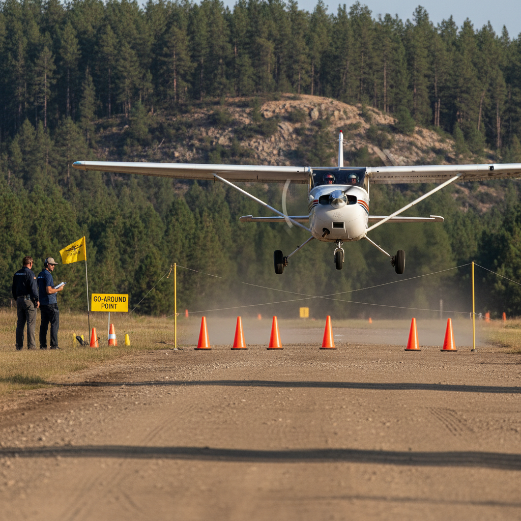 Mastering Short Field Landings with Obstacle Clearance