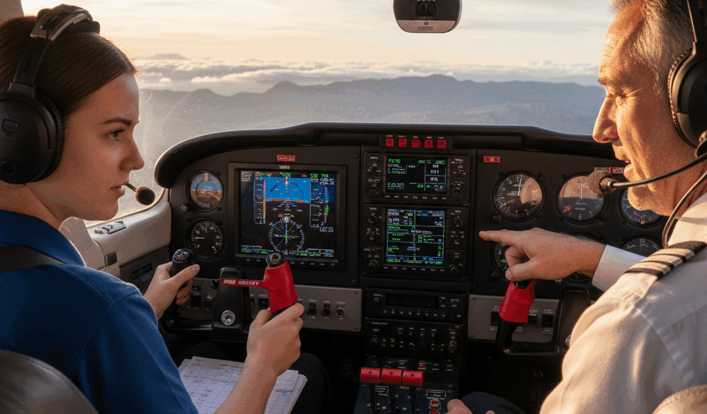 Flight training emergency procedures