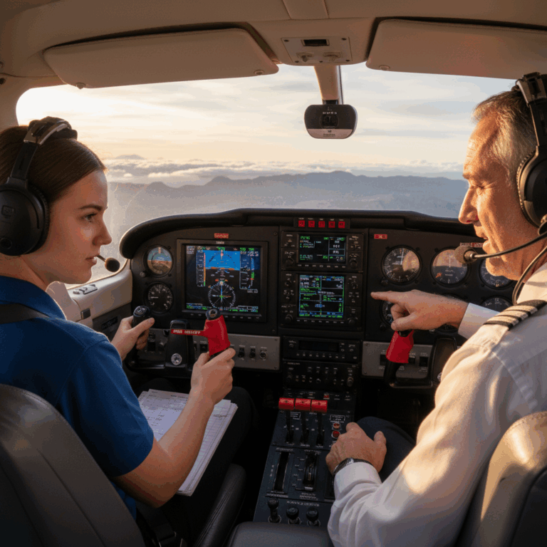 Flight training emergency procedures