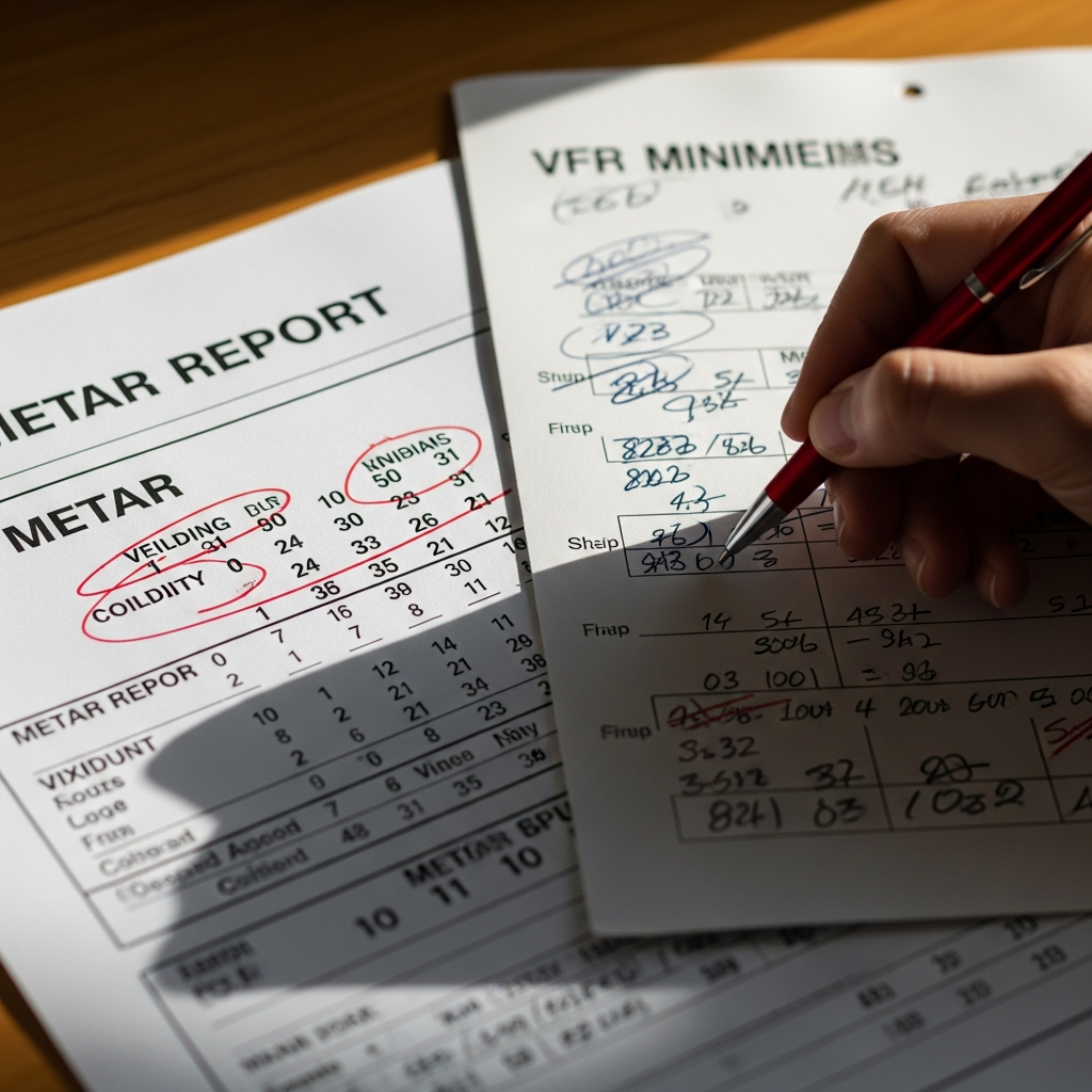 Weather Minimums Student Pilots Misread on METAR
