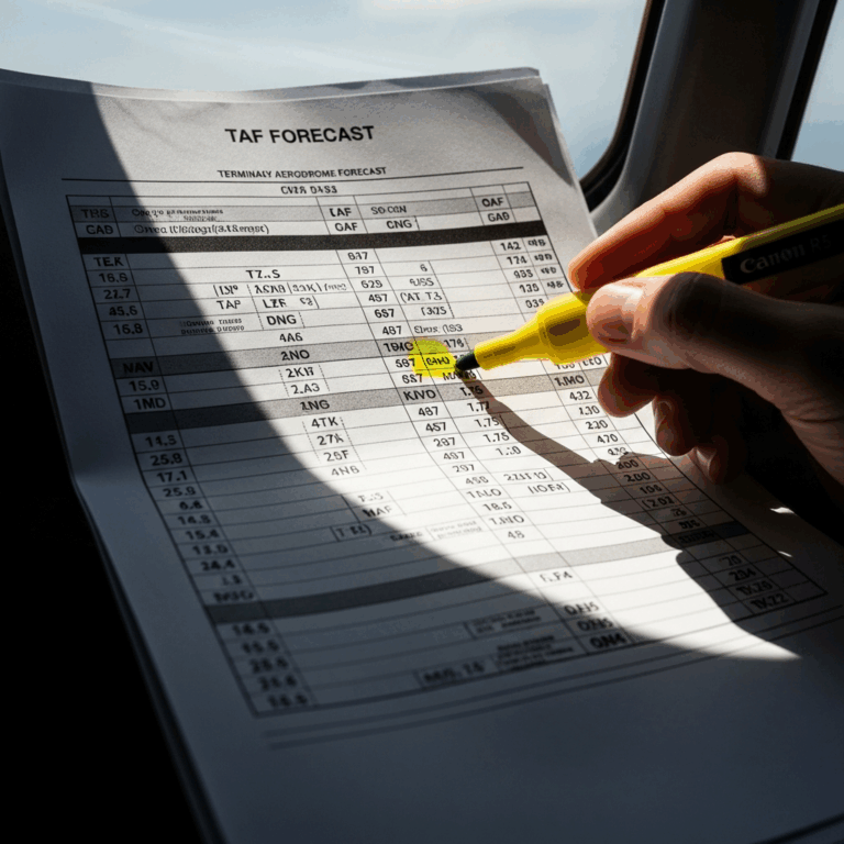 How to Read a TAF Forecast Before Your First Solo
