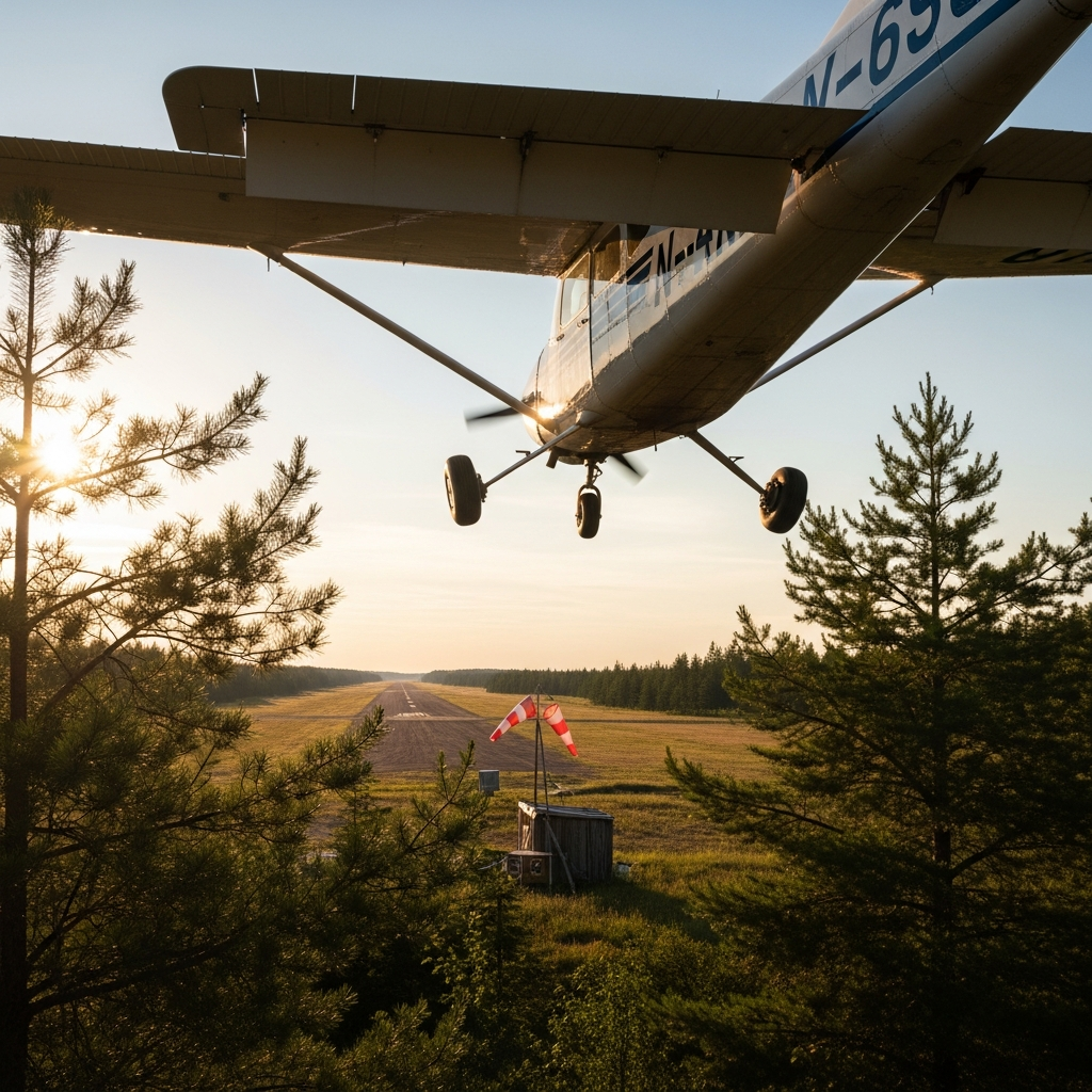 Mastering Short Field Landings with Obstacle Clearance