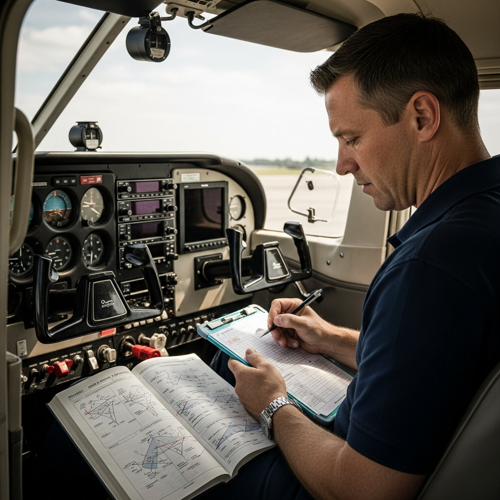 Private Pilot Weight and Balance — Practice Problems with Worked Solutions