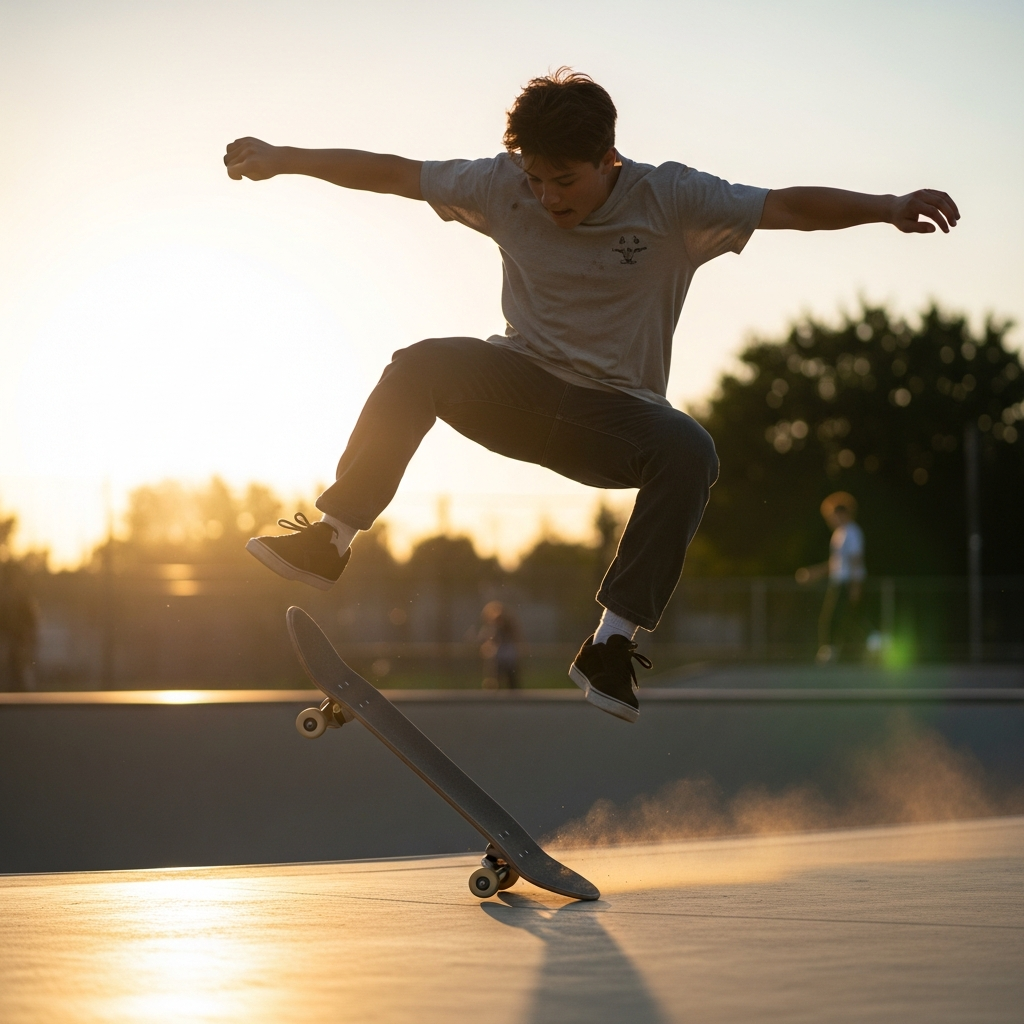 Student Nailed the Power-Off 180 Today